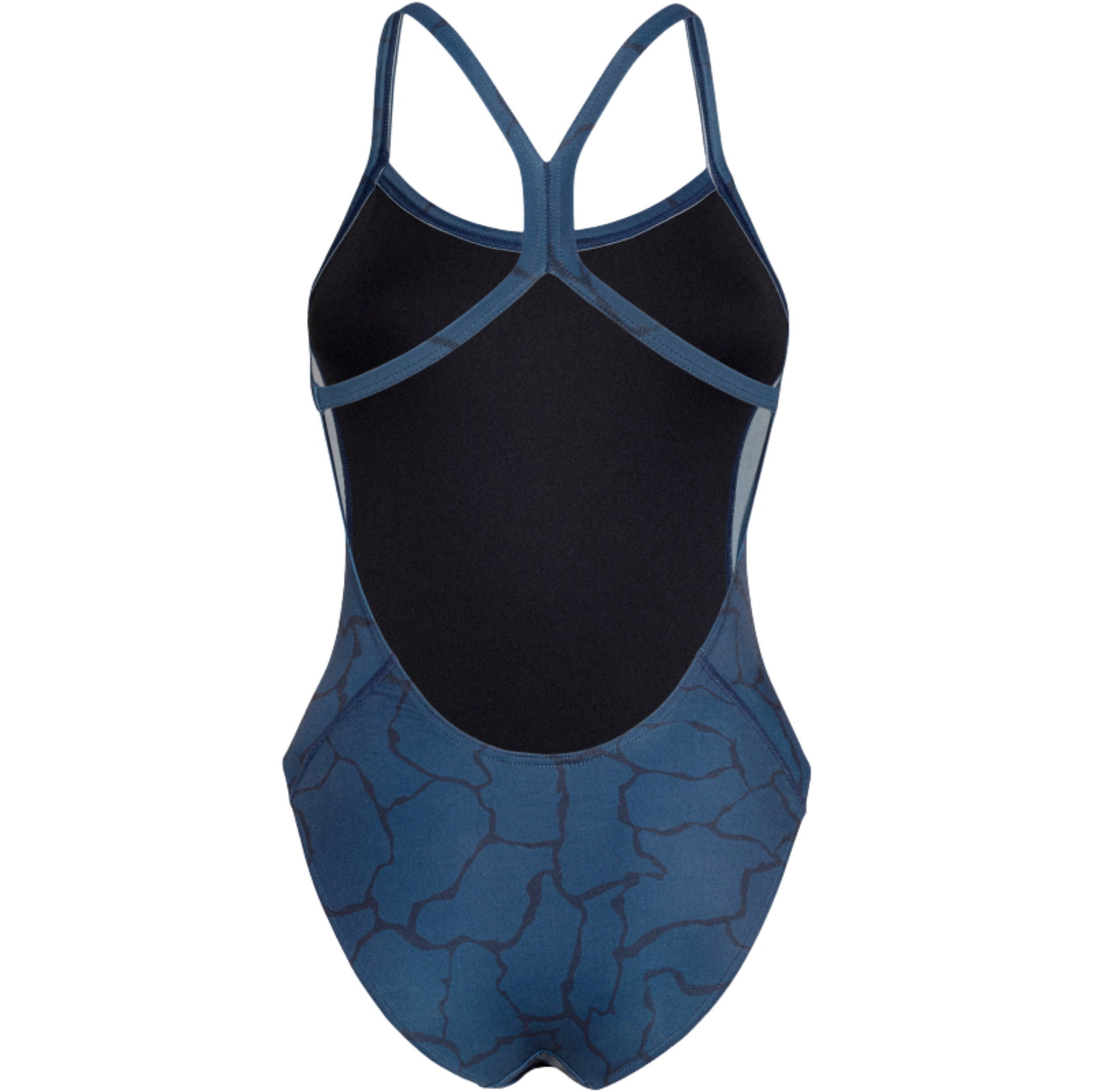 2026 Orca Womens Core One Piece Thin Strap Swimsuit MS53 - Blue